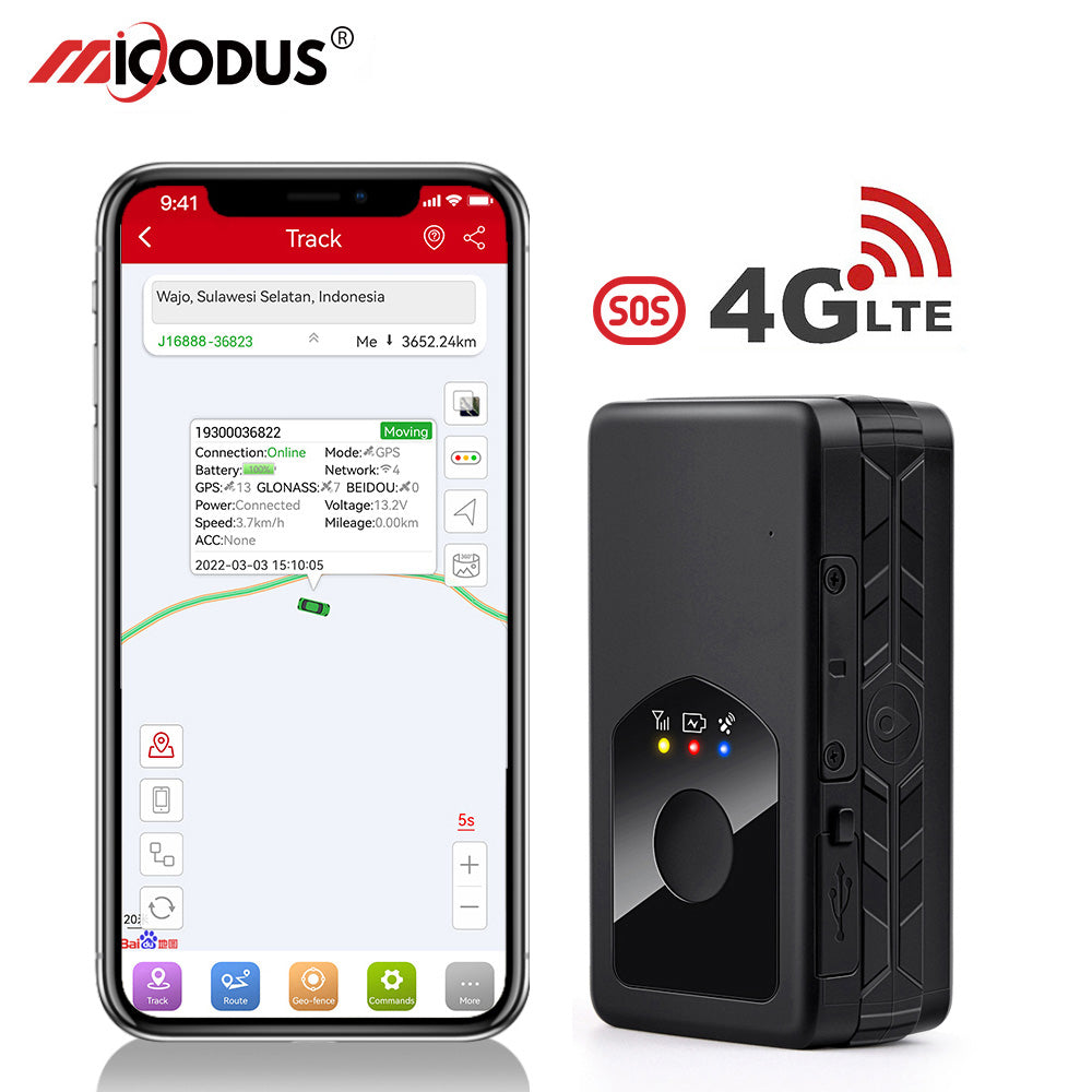 3000mAh Handheld Wireless 4G Gps Tracker Kids Elderly Anti Lost MiCODUS MP90G Geofence Car Tracking Device With SOS Button