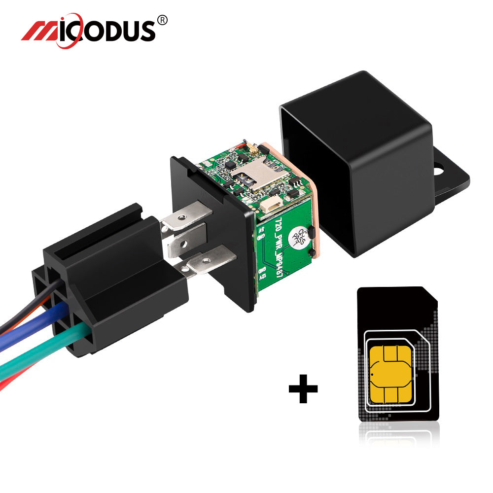 Lifetime Free Tracking Platrform Car Relay GPS Tracker MiCODUS MV730 Engine Cut Off Mini Hidden Motorcycle Location Device