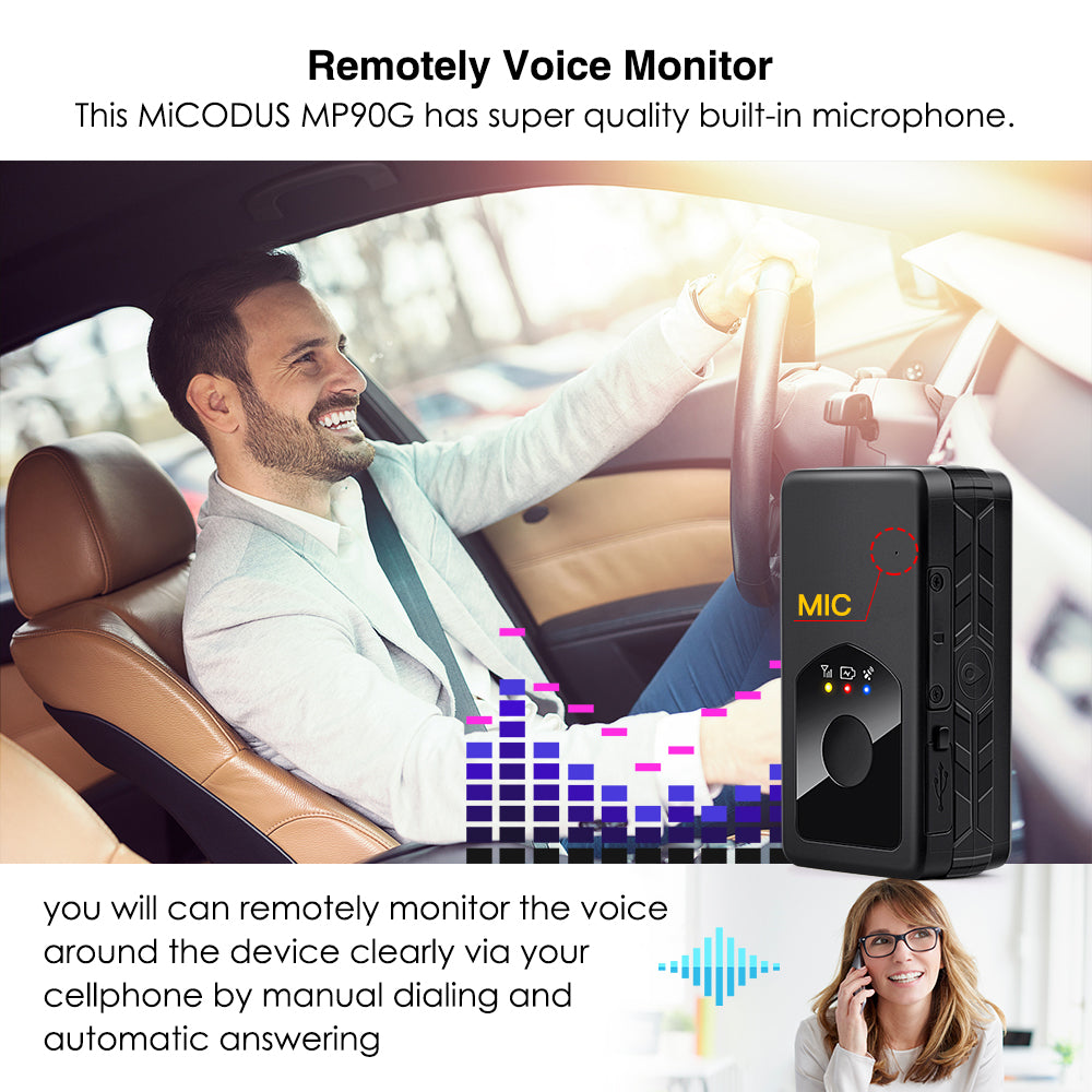 3000mAh Handheld Wireless 4G Gps Tracker Kids Elderly Anti Lost MiCODUS MP90G Geofence Car Tracking Device With SOS Button