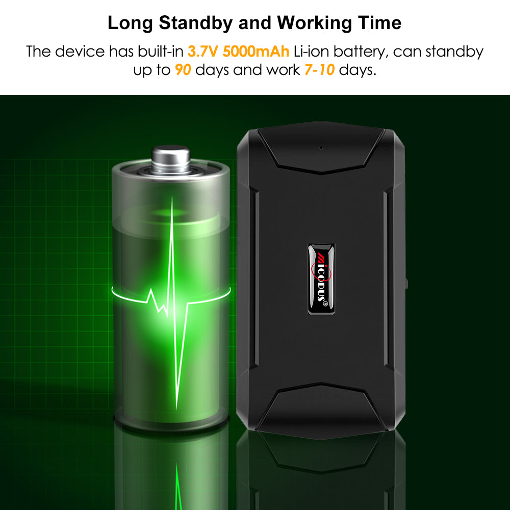 Temperature Monitoring Cold-chain Transport Magnetic GPS Tracker 5000mAh Long Battery Life Car GPS Tracking Device MiCODUS ML500