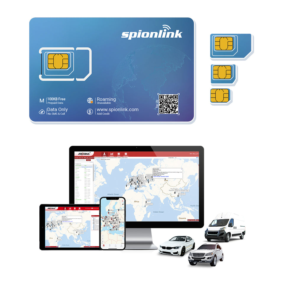 International M2M IoT SIM Card MiCODUS GPS Tracking Device Data Works Roaming Card Spionlink Simcard For GPS Tracker