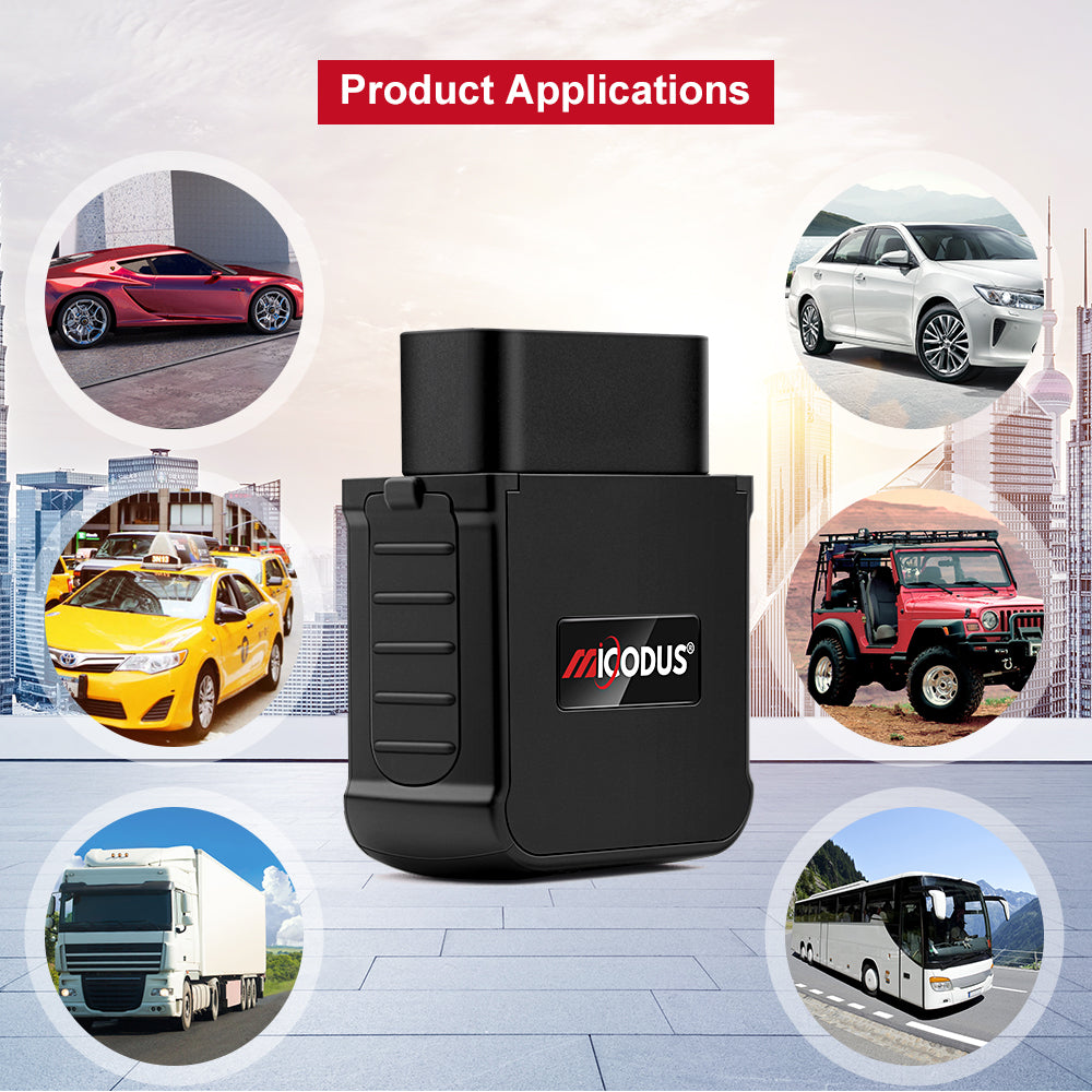 Canbus Reading Diagnostic OBD2 4G GPS Tracker Vehicle Locator Plug Play MiCODUS MV55G Car OBD GPS Tracking Device Lifetime Free APP