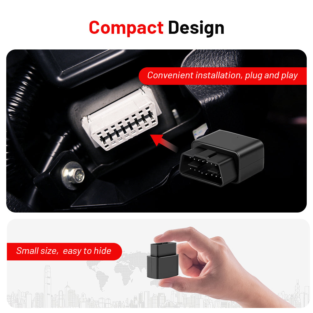 4G OBD2 Vehicle GPS Tracker Realtime MiCODUS MV33G Plug Play Mini OBD Car GPS Tracking Device With Voice Monitoring