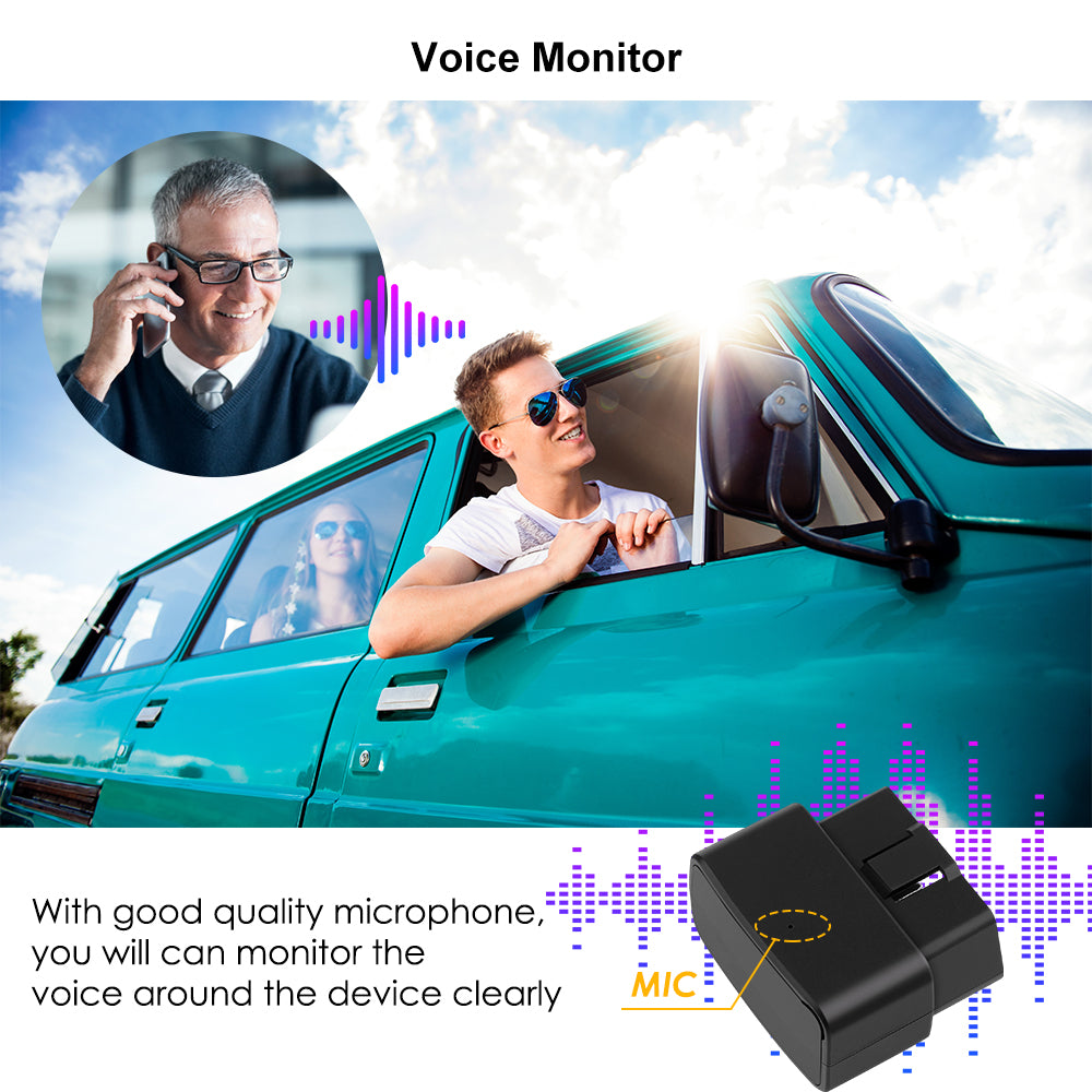 Vehicle OBD GPS Tracker Ream Time MiCODUS MV33 Plug and Play Mini Smart Car OBD2 Gps Tracking Device With IOS Android APP