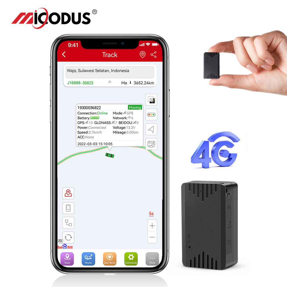 Handheld Mini GPS Tracker 4G Waterproof Voice Monitoring Long Battery Life Wearable GPS Tracking Device MiCODUS ML100G