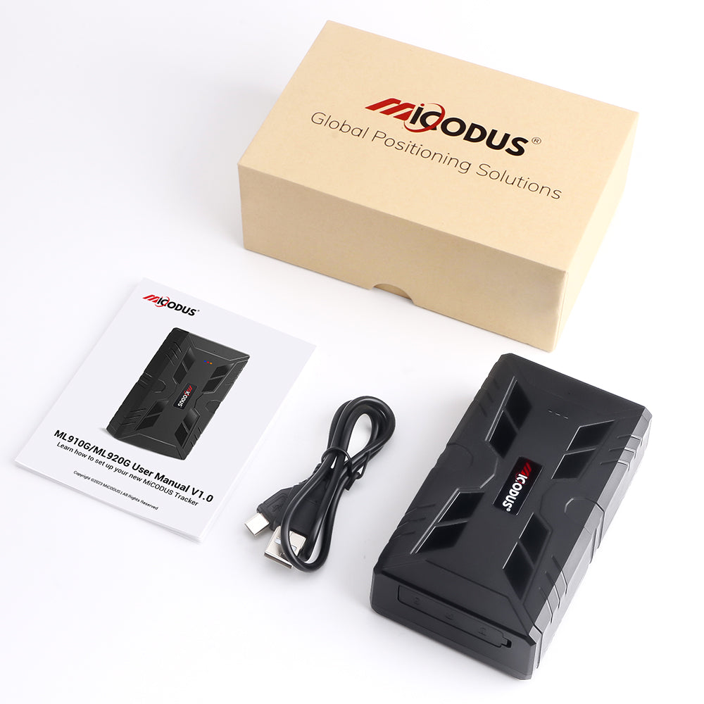 Strong Magnet 10000mAh Aseet 4G GPS Tracker MiCODUS ML910G Voice Monitoring Wireless Portable Anti-theft Car Tracking Device