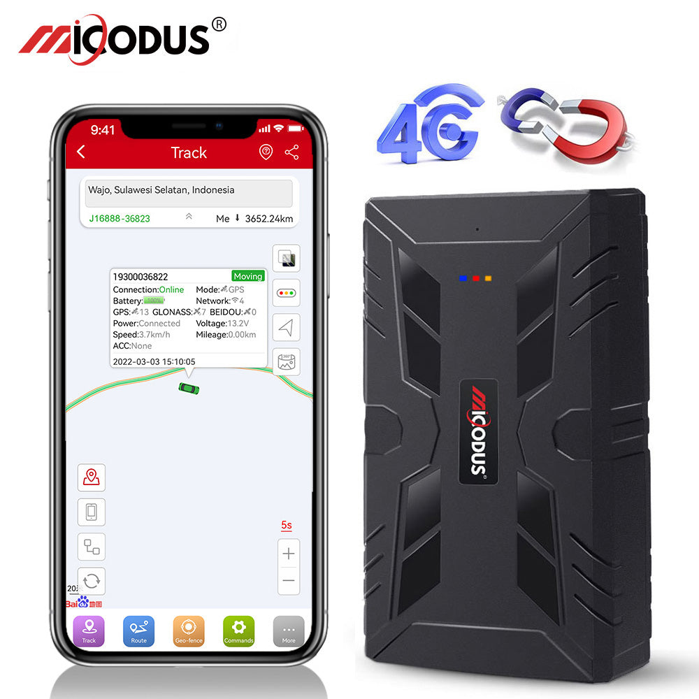 Strong Magnet 10000mAh Aseet 4G GPS Tracker MiCODUS ML910G Voice Monitoring Wireless Portable Anti-theft Car Tracking Device