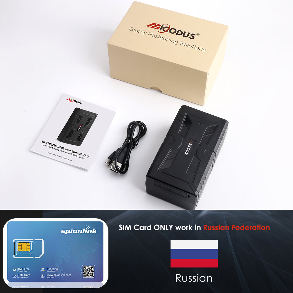 20000mAh Long Battery Life Turck GPS Tracker 4G MiCODUS ML920G Wireless Magnetic Asset Location Asset Tracking Device With APP