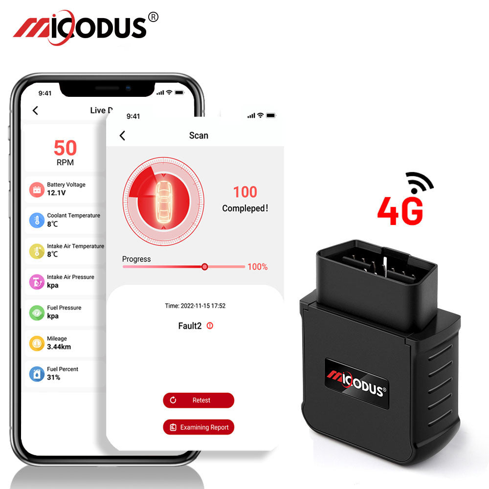 Canbus Reading Diagnostic OBD2 4G GPS Tracker Vehicle Locator Plug Play MiCODUS MV55G Car OBD GPS Tracking Device Lifetime Free APP