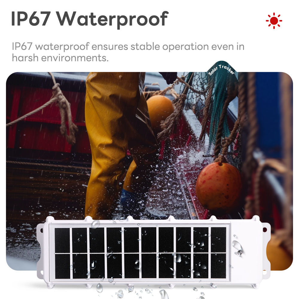 15600mAh Solar Powered Boat GPS Tracker 4G MiCODUS MS800G Waterproof Portable Truck Car GPS Tracking Device With SOS Call