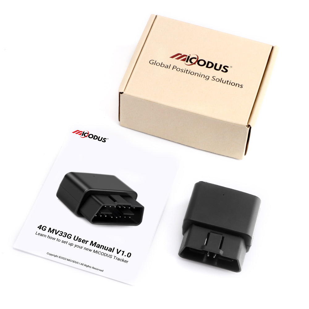 4G OBD2 Vehicle GPS Tracker Realtime MiCODUS MV33G Plug Play Mini OBD Car GPS Tracking Device With Voice Monitoring