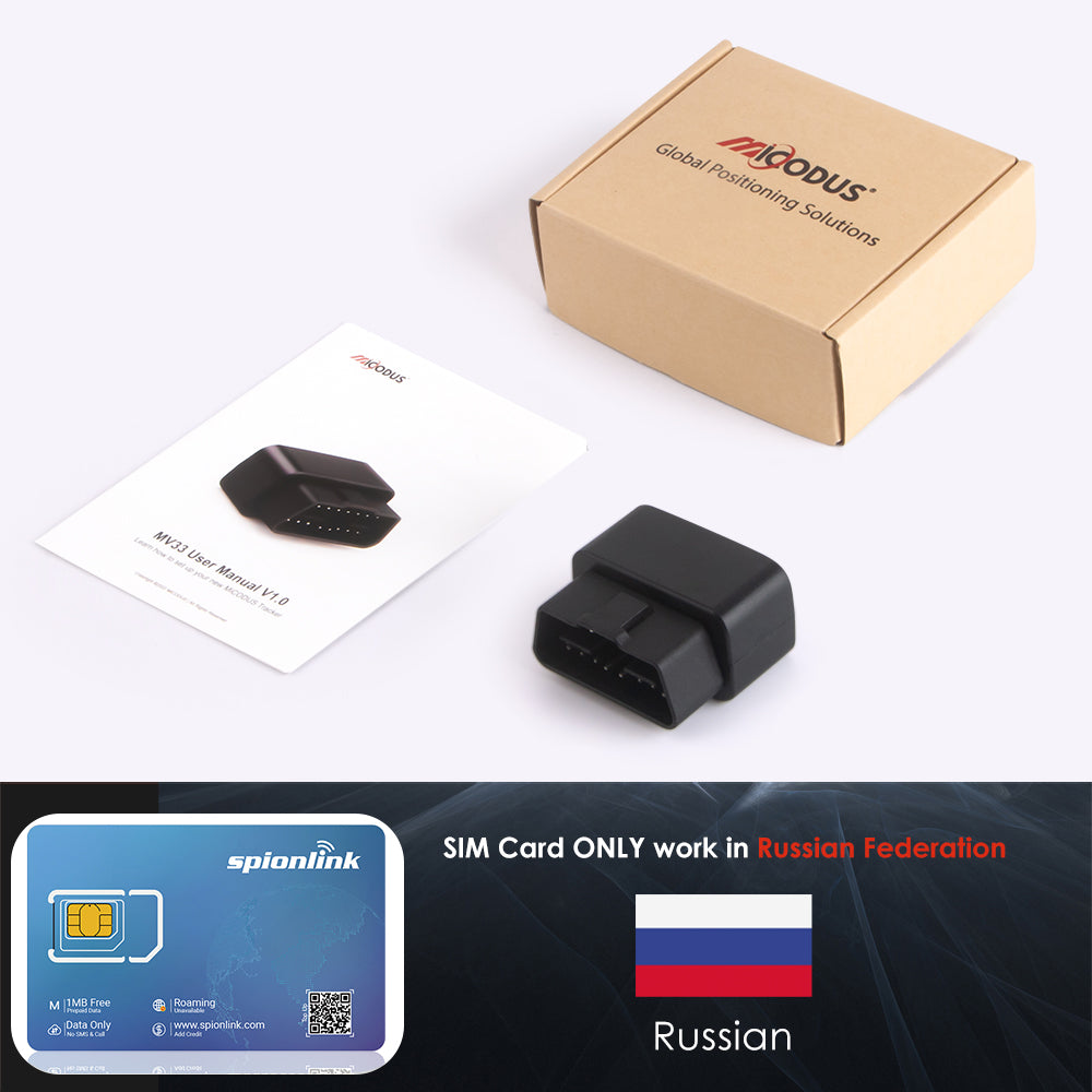 Vehicle OBD GPS Tracker Ream Time MiCODUS MV33 Plug and Play Mini Smart Car OBD2 Gps Tracking Device With IOS Android APP