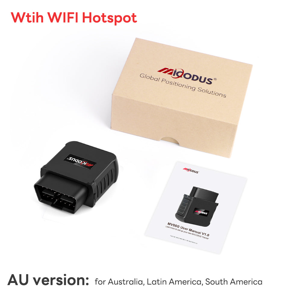 Wifi Hotspot Car OBD2 GPS Tracker 4G MiCODUS MV55G Pro Canbus Diagnosis Realtime Vehicle OBD Tracking Device