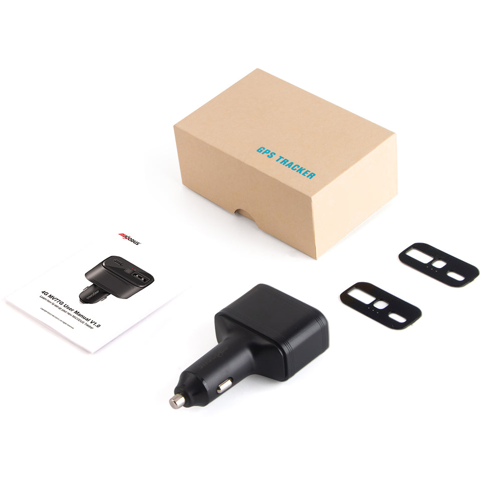 4G Car Charger GPS Tracker MiCODUS MV77G Plug and Play Wireless Vehicle Tracking Device With SOS Panic Button
