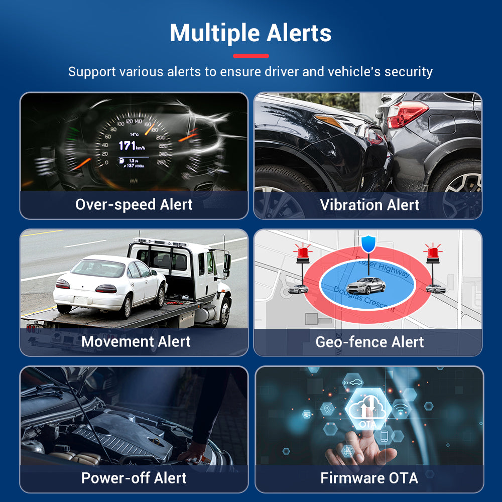 4G Car Charger GPS Tracker MiCODUS MV77G Plug and Play Wireless Vehicle Tracking Device With SOS Panic Button