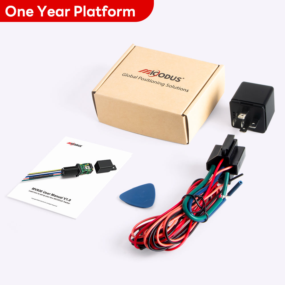Hidden Design Mini Relay Car Tracking Device MiCODUS MV930 Anti-theft Realtime Location Motorcycle GPS Tracker With Kill Switch