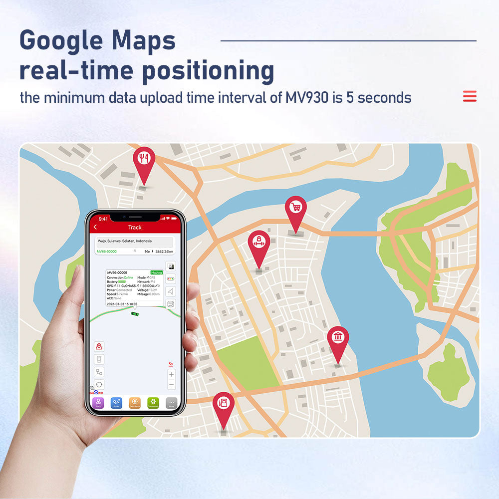 Hidden Design Mini Relay Car Tracking Device MiCODUS MV930 Anti-theft Realtime Location Motorcycle GPS Tracker With Kill Switch