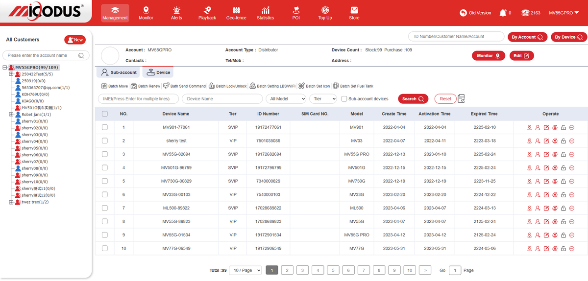 Device & Account Management