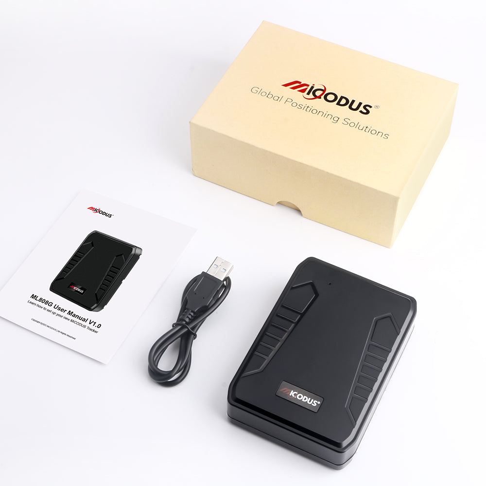 10000mAh Long Battery Life GPS Tracker MiCODUS ML808G Wireless Waterproof 4G Truck Tracking Device With Strong Magnet